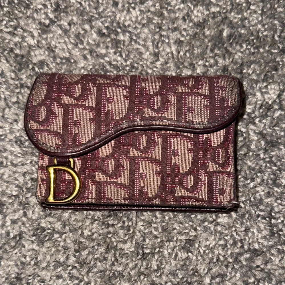 Dior Oblique Saddle Card Holder